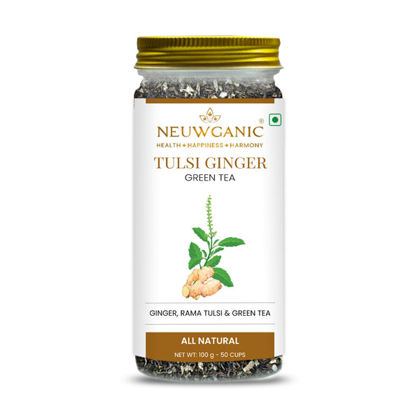 Tulsi Ginger Green Tea - Loose Leaf Tea