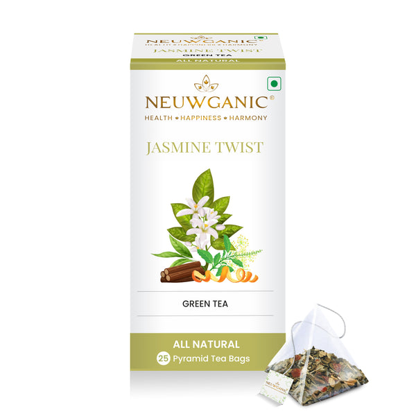 Jasmine Twist Green Tea - Pyramid Tea Bags