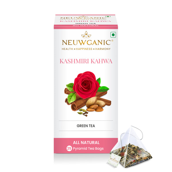 Kashmiri Kahwa Green Tea - Pyramid Tea Bags