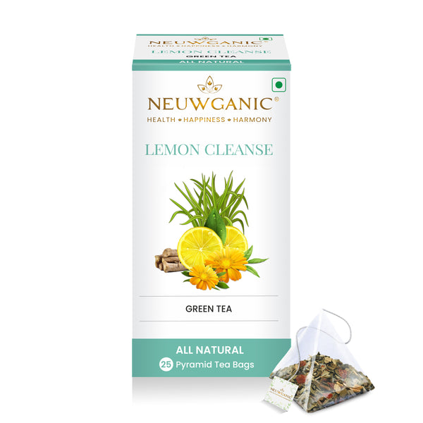Lemon Cleanse Green Tea - Pyramid Tea Bags