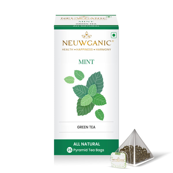 Mint Green Tea - Pyramid Tea Bags