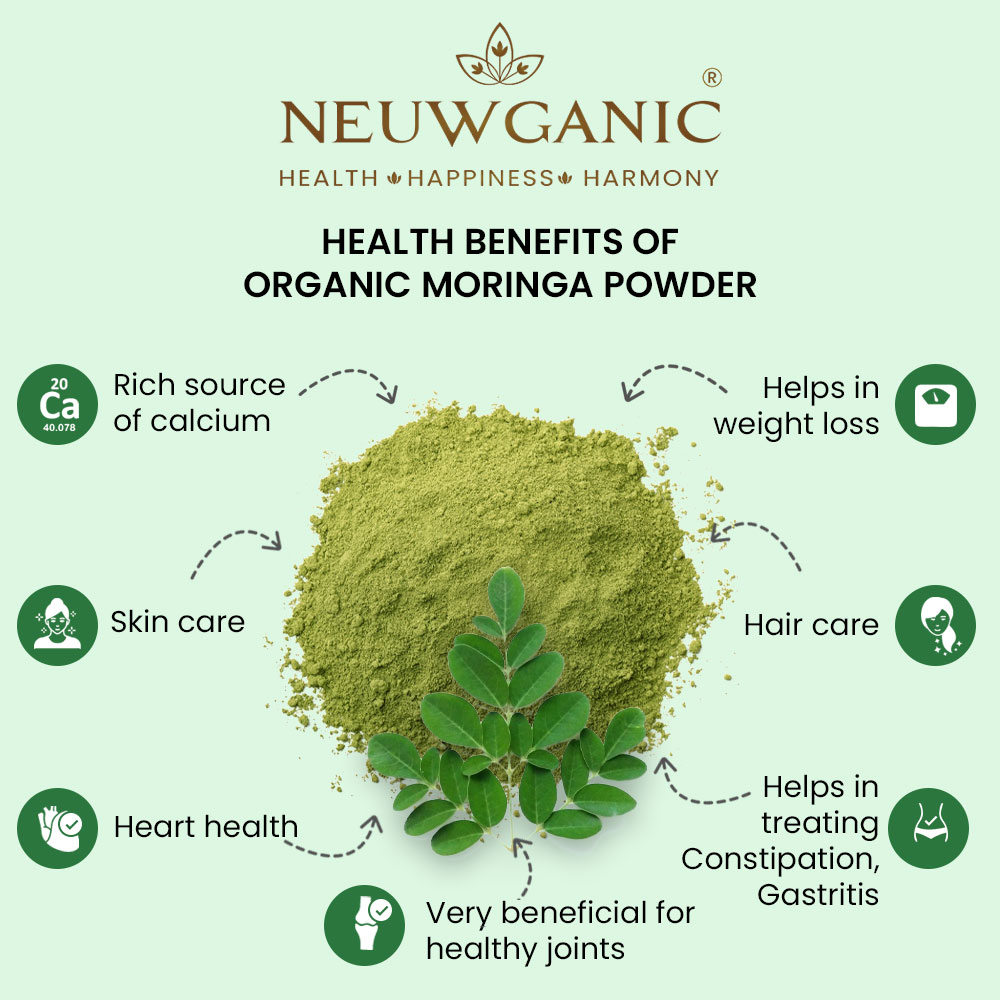 Organic Moringa Powder 100 GM – Neuwganic